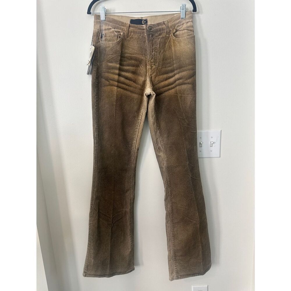 Just Cavalli by Roberto Cavalli Early 2000 Faded Brown Jeans 33